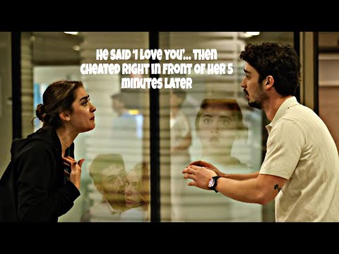 He said « i love you »… Then  cheated right in front of her 5 minutes later 
