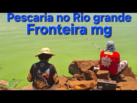 Pescaria 🎣🎣🎣 Fronteira minas gerais,almoço e pescaria na beira do rio grande.
