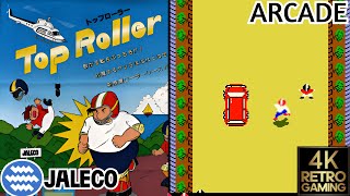 Top Roller Arcade ( Jaleco 1983 ) 4k Gameplay