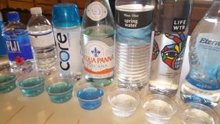 Ph Balance test on 16 different waters