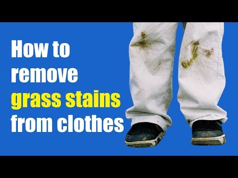 How to remove grass stains from clothes