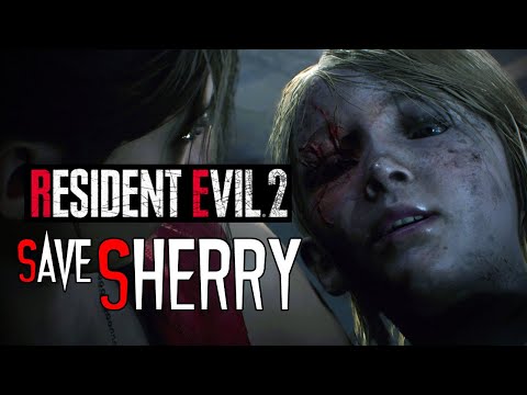 RESIDENT EVIL 2 REMAKE | Walkthrough Game Guide Part 08 | SAVE SHERRY (CLAIRE'S SCENARIO)
