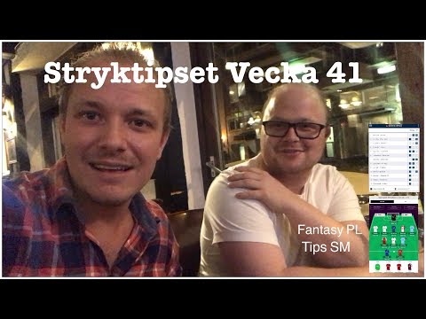 Trespekt Stryktipset Vecka 41 "Inget stryktips utan Simon"