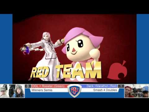 ABU Monthly 013: DGL + Rooster Vs. Dank + Marathon - Smash 4 Doubles Winners Semis