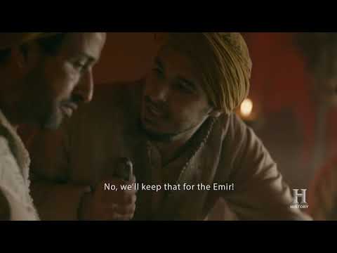 Vikings S05E05 - Bjorn eats dinner with Ziyadat Allah