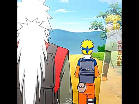 WHEN NARUTO AND JIRAIYA LEAVE FOR TRAINING 🌱