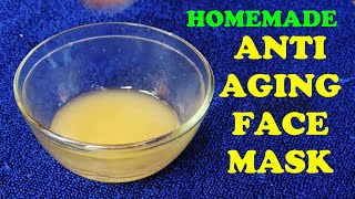 DIY ANTI AGING FACE MASK | TRY SOME EASY NATURAL REMEDIES FOR WRINKLES AND SAGGING SKIN AT HOME