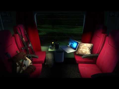 Monster Apocalypse Ambience | Escape Train | Rain Sounds for Sleeping