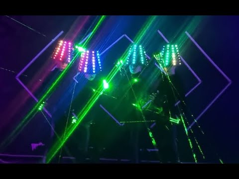 promo video laser show radiance illizium dubai
