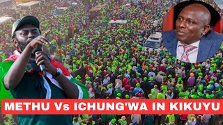 ICHUNG'WA CHASED IN KIKUYU!Watch how fearless Methu overpowered Ichungwa goon,charged Massive crowds