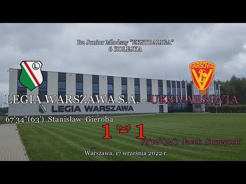 17 IX 2022 r.   LEGIA WARSZAWA S. A. -  UKS VARSOVIA