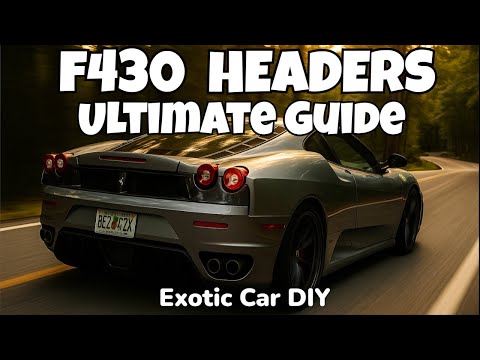Ferrari ~F430 Manifolds~ The ULTIMATE  DIY, Guide AND Sound clips!