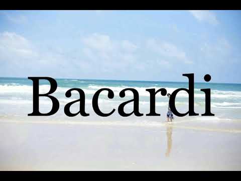 How To Pronounce Bacardi🌈🌈🌈🌈🌈🌈Pronunciation Of Bacardi