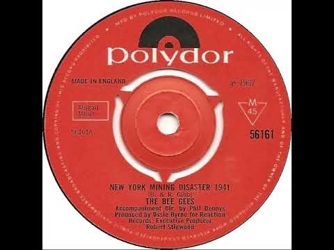 UK New Entry 1967 (118) The Bee Gees - New York Mining Disaster 1941