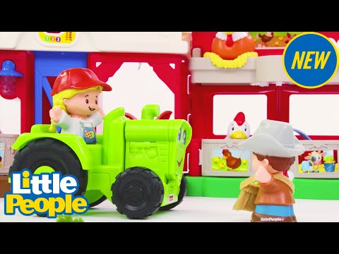 ⭐ Counting And Feeding The Animals ⭐ @littlepeople ⭐ Compilation - Kids TV Series, Kingdom Kids Zone - Little People - Fisher Price
