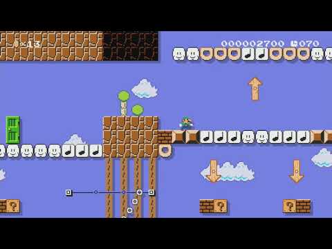 Luigis verrückter Hüpfparcours by Fabian ~ World Record! - Super Mario Maker - No Commentary 1bn