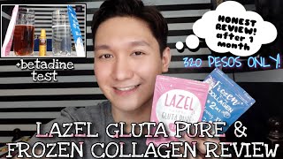 Download lagu FROZEN COLLAGEN and LAZEL GLUTA PURE - 1 Month Review   Betadine Test mp3