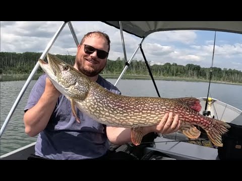 Fishing at Sandy (Halkett) Lake by SaskCast Angling