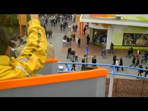 Mission To Mars Coaster at Movie Park Germany - Onride POV