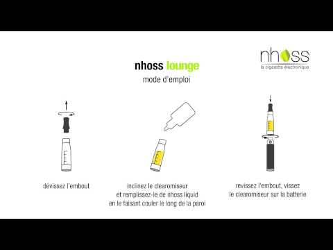 comment remplir cigarette electronique nhoss