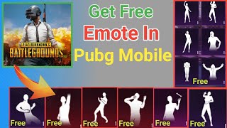 How To Get Free Emote In Pubg Mobile | BGMI main free emote kaise le