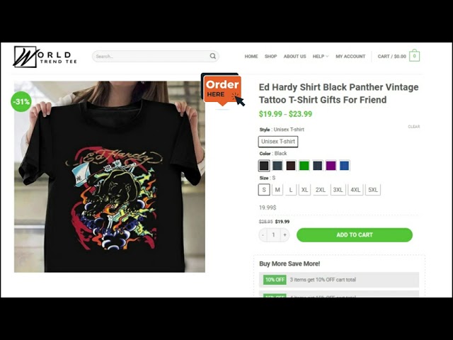 Vídeo relacionado con Ed Hardy Black Panther - Póster de papel para puerta (158 x 53 cm)