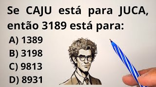 5 QUESTÕES DE RACIOCÍNIO LÓGICO - Nível 1 - Prof. Marcelo 
