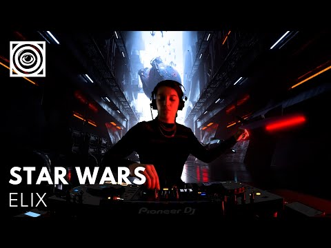 Epic Melodic Techno Star Wars Mix - Elix Live with Stunning 3D Visuals [4K]