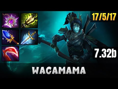 WAGAMAMA Phantom Assassin MID LANE Gameplay WITH 17 KILLS | Dota 2 Full Game