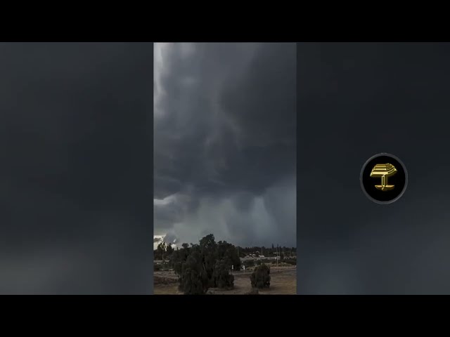 Este evento meteorológico se llama microburst