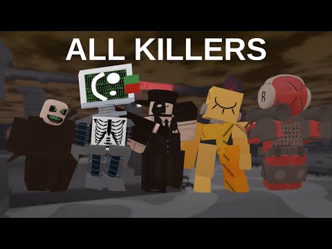 All Killers in Roblox Die of Death - Full gameplay