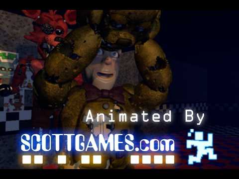 [FNAF] Springlock Failure Scene But Animated By Scott Cawthon - FNAF 10th Anniversary Special