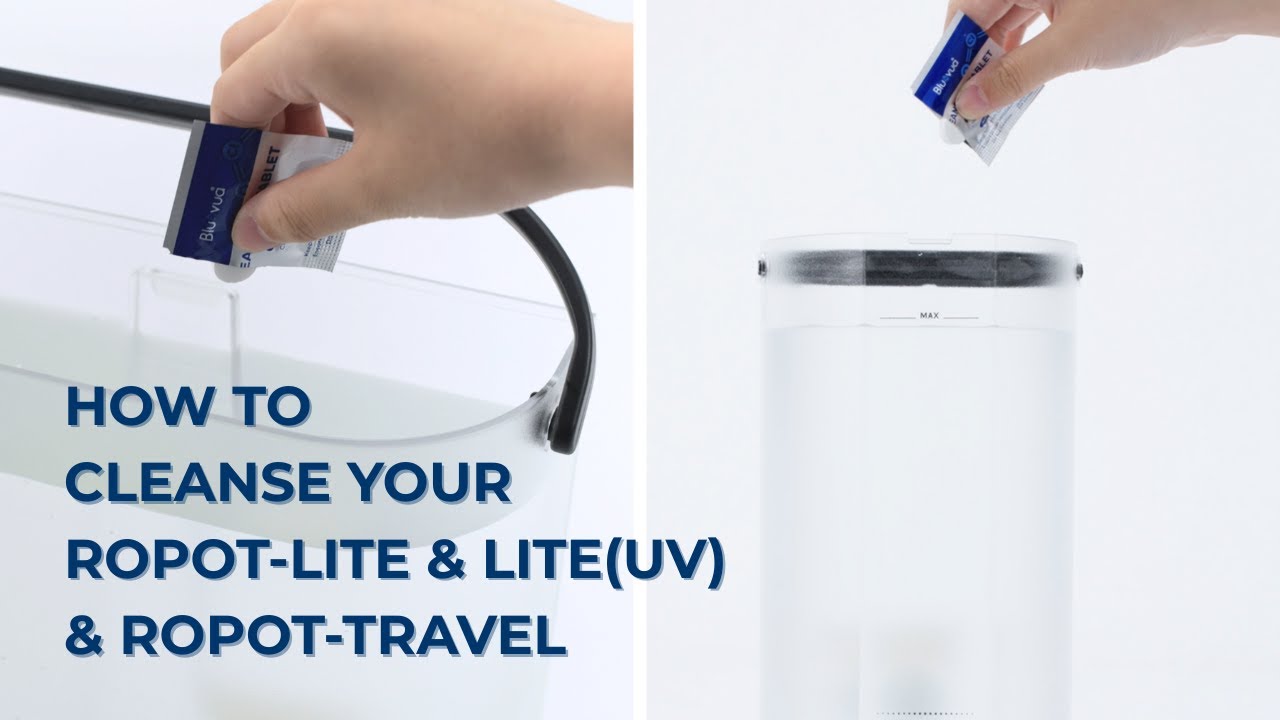 How to Cleanse Your ROPOT-Lite & ROPOT-Lite(UV) & ROPOT-Travel RO Water System