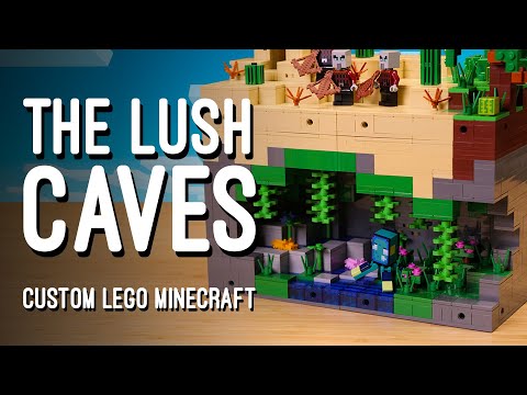 The Lush Caves | Custom LEGO Minecraft World
