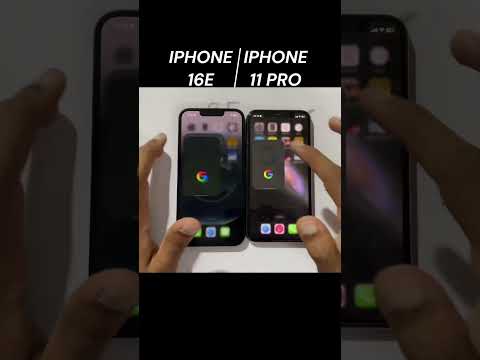 iPhone 16E vs iPhone 11 Pro - Insane Speed Test ⚡️#shorts #viralvideo #shortsviral