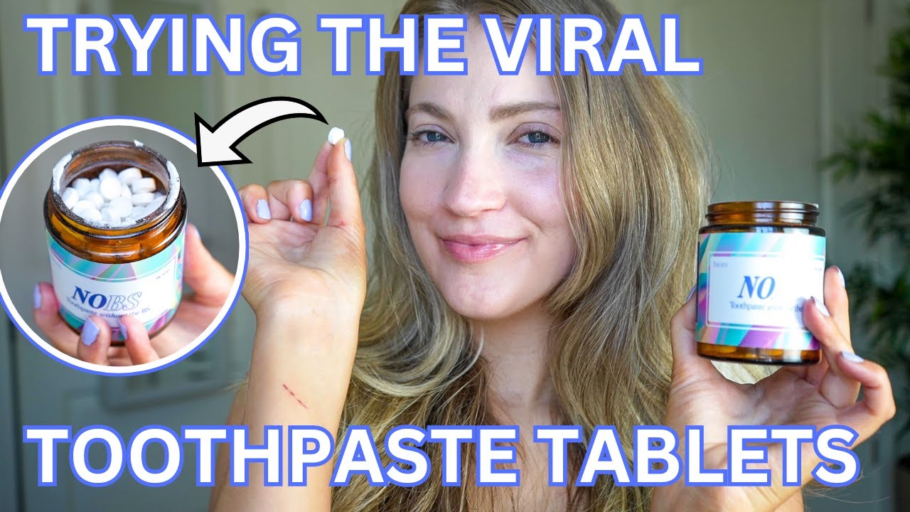 I Tried The Viral Toothpaste Tablets | Fluoride-Free Toothpaste | Biom NOBS Toothpaste Tablets
