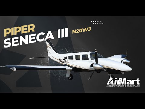 Today's Friday FlyBy is a Piper Seneca III N20WJ!