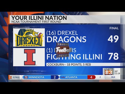 Illini advance in opening round over No. 16 seed Drexel