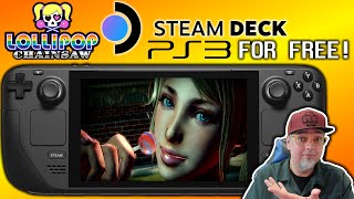 How To Play PlayStation 3 For FREE On The Valve Steam Deck! Lollipop Chainsaw Plays GREAT!