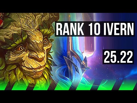 IVERN vs HECARIM (JGL) | 700+ games, Godlike, Rank 10 Ivern | NA Challenger | 25.22