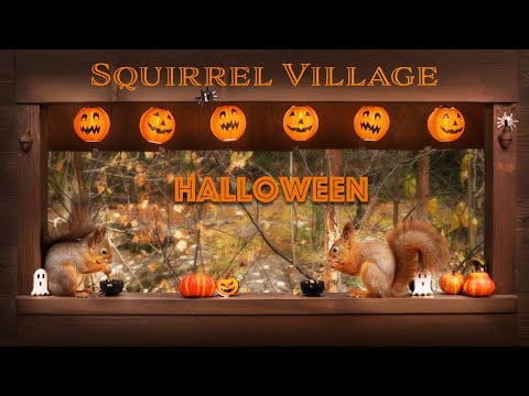 Halloween in Squirrel Village ( Perfect Cat & Dog TV )
