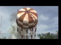 water tower explosive demolition