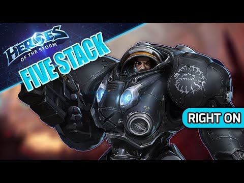 Five Stack: Right On | Heroes of the Storm Competitive Gameplay