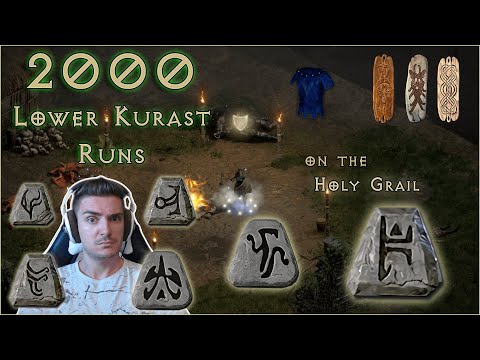 Lower Kurast is the BEST Area to Farm on a Fresh D2R Account - 2000 LK Runs (P7P8) on the Holy Grail