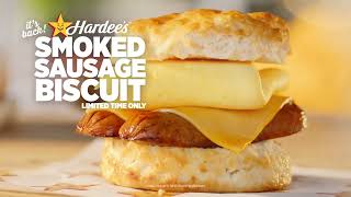 Hardee's The Difference | Breakfast | Smoked Sausage Biscuit