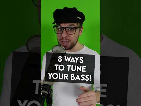 8 ways to tune your bass! #bass #bassguitar