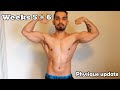 Natural bodybuilder | Carb cycling diet | Weeks 5 + 6 physique update