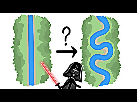 Why Do Rivers Curve