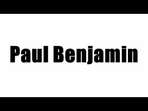 Paul Benjamin