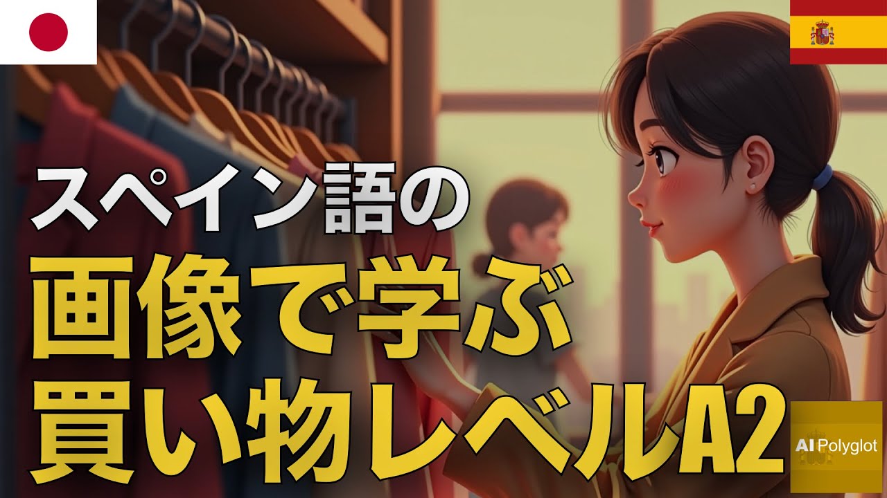 スペイン語の画像で学ぶ買い物レベルA2 | 聞き流し | Spanish | 実用例文付き